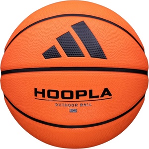 adidas | Hoopla | Sponge Rubber Basketball | Outdoor Durability with Game Ball Feel(Orange)