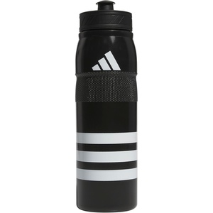 adidas 750 ML (28 oz) Stadium Refillable Plastic Sport Water Bottle(Black/White/Black/Black)