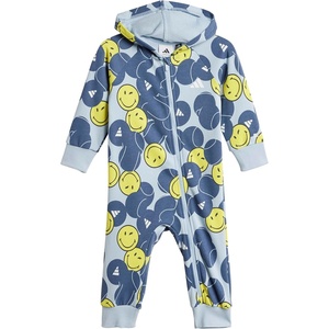 adidas Baby Smiley World Onesie(Wonder Blue/Preloved Ink/White)