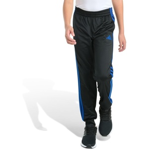 adidas Boys’ Tricot 3-Stripe Jogger(Black With Blue)
