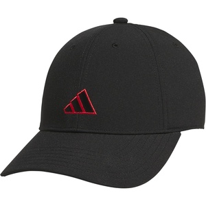 adidas Kids Alliance Strapback Hat – Baseball Cap for Boys and Girls(Black/Pure Ruby Red)