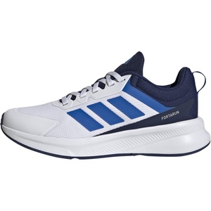 adidas Kids Fortarun 4.0 (Little Kid)(White/Bright Royal/Dark Blue)