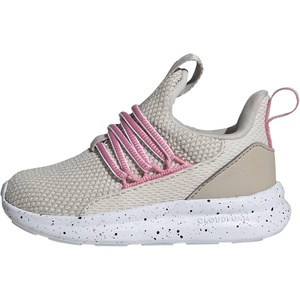 adidas Kids Girls Lite Racer Adapt 7.0 Lace Up Sneakers Shoes Casual – Black(Alumina/Bliss Pink/Wonder Beige)