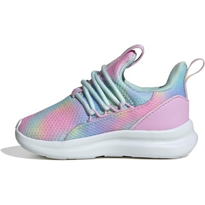 adidas Kids Girls Lite Racer Adapt 7.0 Lace Up Sneakers Shoes Casual – Black(Bliss Lilac/Halo Mint/Powder Yellow)