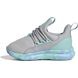 adidas Kids Girls Lite Racer Adapt 7.0 Lace Up Sneakers Shoes Casual – Black(Blue/Grey/Semi Flash Aqua)