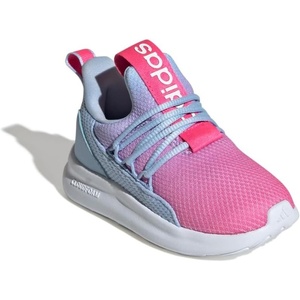 adidas Kids Girls Lite Racer Adapt 7.0 Lace Up Sneakers Shoes Casual – Black(Blue/Lucid Pink/White)