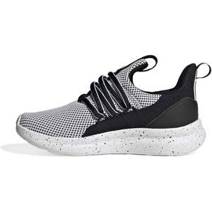 adidas Kids Girls Lite Racer Adapt 7.0 Lace Up Sneakers Shoes Casual – Black(White/Black/Black)