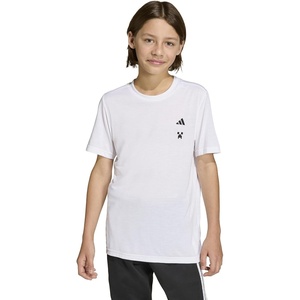 adidas Kids’ Minecraft Training T-Shirt(White)