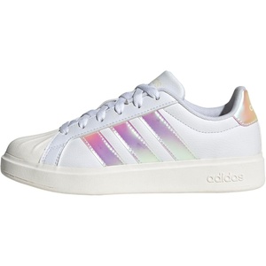 adidas Kids’ Streettalk Sneakers(White/Iridescent/White)