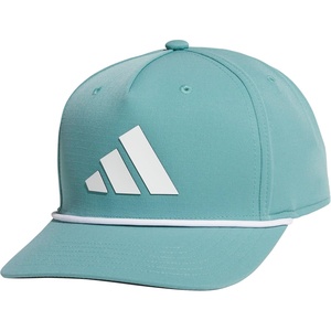adidas Men’s Midrange Hat – Athletic Structured Snapback Cap(Powder Teal Green/White/Black)