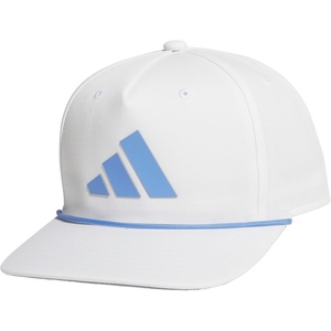 adidas Men’s Midrange Hat – Athletic Structured Snapback Cap(White/Blue Fusion/Grey)