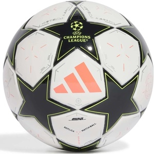 adidas Messi Mini Soccer Ball(White/Black/Platin Metallic/Team Solar Yellow)