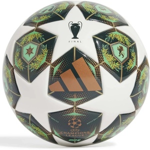 adidas Messi Mini Soccer Ball(White/Shadow Green/Solar Slime/UEFA Champions League)