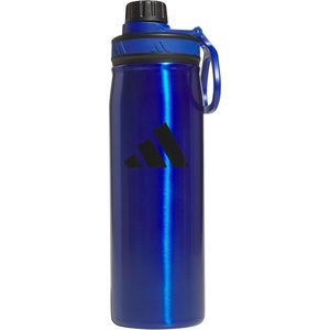 adidas Stainless Steel Metal Water Bottle 20 oz (600 mL) Screw Cap(Team Royal Blue/Black)