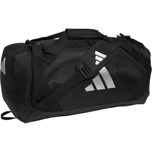 adidas Team Issue Duffel Bag – Durable for Sports & Travel(Black/White/2)