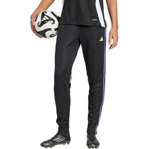 adidas Tiro 25 Essentials Training Track Pants(Black/Purple Rush/Lucid Lemon)