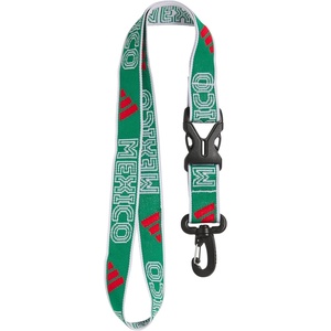 adidas Unisex Adult Lanyard for Keys, ID Badge Holder, Keychain with Breakaway Buckle(Mexico)
