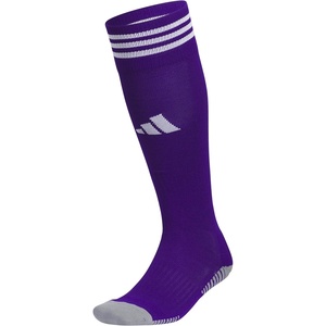 adidas Unisex Copa Zone Soccer Socks (1 Pair) Over-the-Calf(Collegiate Purple/White)