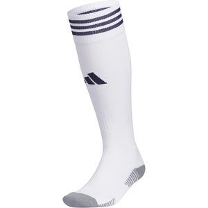 adidas Unisex Copa Zone Soccer Socks (1 Pair) Over-the-Calf(White/Team Navy Blue)