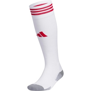 adidas Unisex Copa Zone Soccer Socks (1 Pair) Over-the-Calf(White/Team Power Red)
