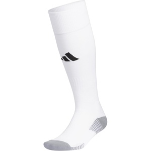 adidas Unisex Copa Zone Soccer Socks (1 Pair) Over-the-Calf(White/White)