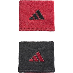 adidas Unisex Interval Reversible Wristband – Athletic Sweatband(Black/Team Power Red/2.0)