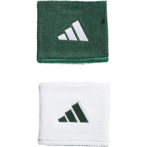 adidas Unisex Interval Reversible Wristband – Athletic Sweatband(Team Dark Green/White/2.0)
