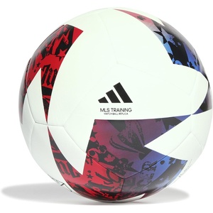 adidas Unisex MLS Soccer Ball(White/Blue/Red)
