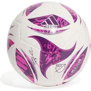 adidas Unisex MLS Soccer Ball(White/Purple Burst/Glory Purple)