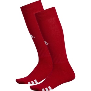 adidas Unisex Rivalry Soccer Socks (2 Pairs) Over-the-Calf(1/Team Power Red/White)