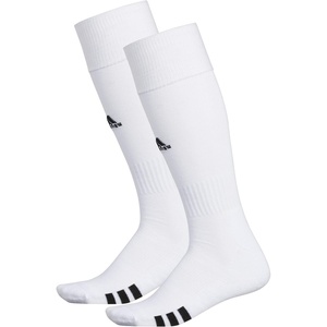 adidas Unisex Rivalry Soccer Socks (2 Pairs) Over-the-Calf(1/White/Black)