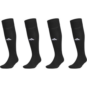 adidas Unisex Rivalry Soccer Socks (2 Pairs) Over-the-Calf(2/Negro/Blanco)