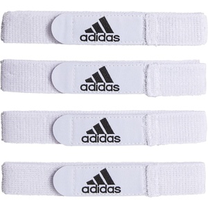 adidas Unisex-Adult Shin Guard Straps(White)