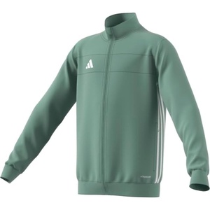 adidas Unisex-Kids Tiro Essentials Training Jacket(Silver Green/White)