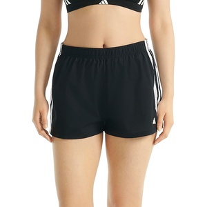adidas Women’s 3 Stripes Active Essentials Cotton Boxer Short Underwear(Black)