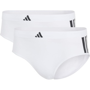 adidas Women’s Active Essentials Cotton Hipster Underwear(White/White)