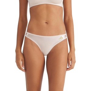 adidas Women’s Active Micro Contour Thong Underwear(Crystal Linen)
