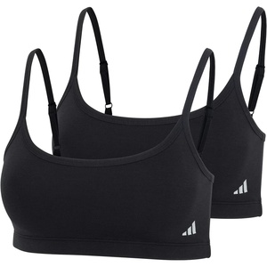 adidas Women’s Active Modal Comfort Scoop Bralette(Black)