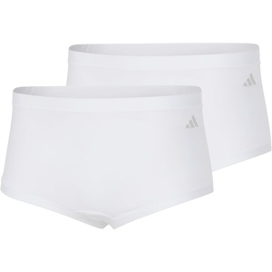 adidas Women’s Active Modal Comfort Shortie 2-Pack, White, Medium