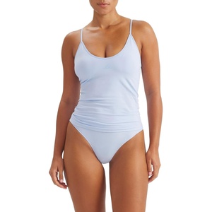 adidas Women’s Active Seamless Micro Stretch High Waist Thong Underwear(Glow Blue)