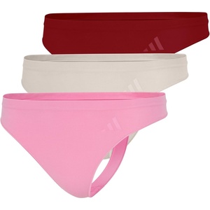 adidas Women’s Active Seamless Thong Underwear(Active Maroon/Wonder Alumina/St Tropic Bloom)