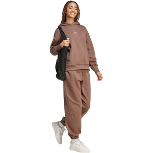 adidas Womens All Season Fleece Sweatpants Casual – Brown(Earth Strata)