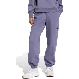 adidas Womens All Season Fleece Sweatpants Casual – Brown(Preloved Violet)