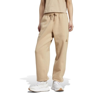 adidas Womens All Season Fleece Sweatpants Casual – Brown(Warm Sandstone)