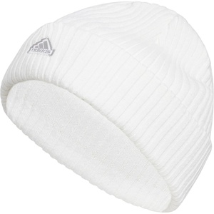 adidas Women’s Altitude Beanie – Cuffed Knit Winter Hat(1/White/Grey Two)