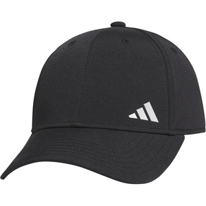 adidas Women’s Backless Ponytail Hat – Open Back Baseball Cap(Black/Silver Metallic/2)
