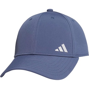adidas Women’s Backless Ponytail Hat – Open Back Baseball Cap(Preloved Ink Blue/Silver Metallic/2)