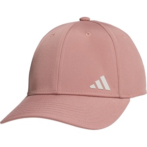 adidas Women’s Backless Ponytail Hat – Open Back Baseball Cap(Warm Clay Pink/Wonder Alumina Grey/2)