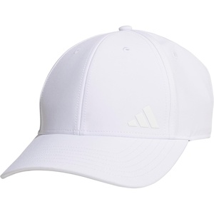 adidas Women’s Backless Ponytail Hat – Open Back Baseball Cap(White/White/3)