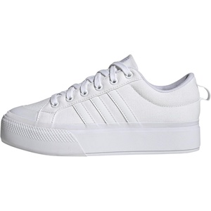 adidas Womens Bravada 2.0 Platform Sneakers Shoes Casual – Blue(Off-white/White/Chalk White)